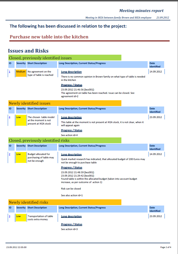 <strong>Meeting</strong> report Executive <strong>Summary</strong> - niehs.<strong>nih.gov</strong> Meeting summary template